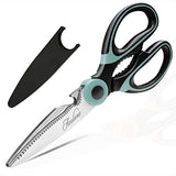 Kitchen Shears, Acelone Premium Heavy Duty Shears Ultra Sharp Stainless Steel Multi-function Kitchen Scissors for Chicken/Poultry/Fish/Meat/Vegetables/Herbs/BBQ