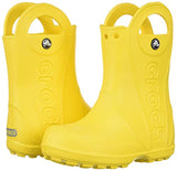 Crocs unisex child Handle It Rain Boot, Yellow, 6 Toddler US