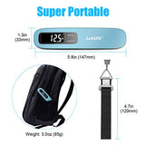Letsfit Digital Luggage Scale, 110lbs Hanging Baggage Scale with Backlit LCD Display