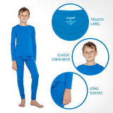Rocky Thermal Underwear for Boys Fleece Lined Thermals Kids Base Layer Long John Set