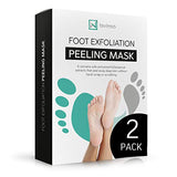 Foot Peel Mask 2 Pack, Peeling Away Calluses and Dead Skin Cells