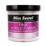 MIA SECRET PROFESSIONAL LIQUID MONOMER 4 oz + PINK ACRYLIC POWDER 4 oz NAIL SYSTEM