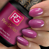 Pink Gellac UV Nail Polish 227 Peony Pink Professional Gel Nail Polish Shellac for AT LEAST 14 Day Perfect Bright Nails