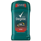 Degree Men Protection Antiperspirant Deodorant, Sport 2.7 oz (Pack of 12)