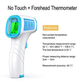 Infrared Thermometer, Digital Infrared Forehead Thermometer for Bady and Adult