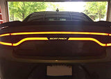 YOUR CUSTOM TEXT dodge Charger rear tail light lamp accent decal compatible