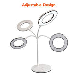 Miady LED Desk Lamp Eye-Caring Table Lamp, 3 Color Modes with 4 Levels