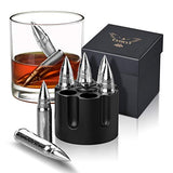 Gifts for Men Dad, Christmas Stocking Stuffers, Metal Whiskey Stones