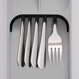 Joseph Joseph DrawerStore Kitchen Drawer Organizer Tray for Cutlery Silverware, Gray