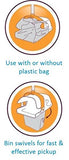 Petmate 70067 Arm & Hammer Swivel Bin & Rake Pooper Scooper, Scented Bags