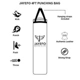 Jayefo Punching Bag (Black, 4 FT)