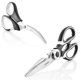 Kitchen Shears by Gidli - Lifetime Replacement Warranty- Includes Seafood Scissors