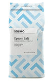 Amazon Brand - Solimo Epsom Salt Soak, Magnesium Sulfate USP, 8 Pound