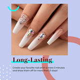 Beetles 20 Pcs Valentine's Day Gel Nail Polish Kit, Bare Collection Soak Off