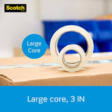 Scotch Heavy Duty Packaging Tape, 1.88" x 38.2 yd, Designed for Packing