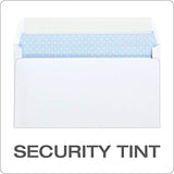 Quality Park #6 3/4 Security-Tinted Envelopes with Peel & Seal, 100-Pack, White