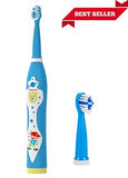 Haigerx Rechargeable Electric Toothbrush for Kids (Blue)