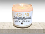 Boss Lady Scented Candle Lady Boss Like a Boss Lady Gift New Job Gift for Boss