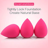 BEAKEY 5 Pcs Makeup Sponge Set Blender Beauty Foundation Blending Sponge