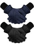 SATINIOR 2 Pairs Kids Winter Shark Cartoon Glove Cute Ski Mittens Snow Gloves