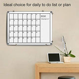 Magnetic White Board 24 x 18 Dry Erase Board Wall Hanging Whiteboard