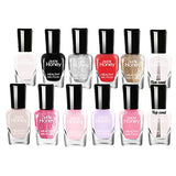 Tophany Non Toxic Nail Polish Set, Easy Peel Off and Fast Dry Nail Polish Set for Pack, Eco Friendly & Organic Water Based Nail Polish for Women and Girls (12 Bottles)