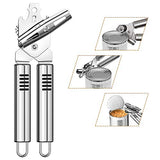 Can Opener, Kitchen Stainless Steel Heavy Duty Can Opener Manual Smooth Edge