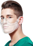 Clarity Mask Face Shield Combine Comfort & Safety Polycarbonate Plastic Reusable