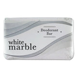 White Marble Guest Amenities Deodorant Soap