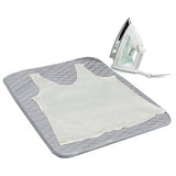 Houseables Ironing Blanket, Magnetic Mat Laundry Pad, 18.25"x32.5", Gray, Quilted