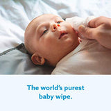 WaterWipes Unscented Baby Wipes, Sensitive and Newborn Skin, 4 Packs (240 Wipes)