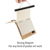 Radezon 8 inch Wide Magnetic Poster Hanger Frame, 8x10 8x20 8x11 Wood Frame