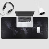 EFISH Large Gaming Mouse Map Pad,with Non-Slip Base,Waterproof and Foldable Pad