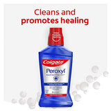 Colgate Peroxyl Antiseptic Mouthwash and Mouth Sore Rinse, 1.5% Hydrogen Peroxide