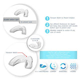 The ConfiDental - Pack of 5 Moldable Mouth Guard for Teeth Grinding Clenching