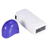 Wax Heater Roller Depilatory Roll on Wax Warmer Cartridge Strips Portable Hair Removal Waxing Machine Kit for Men and Women (Honey)