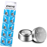 ENIYE LR44 AG13 357 303 SR44 Battery 1.5V Button Coin Cell Batteries (10 Count)