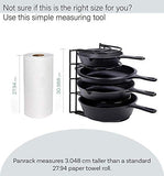 Heavy Duty Pan Organizer, 5 Tier Rack - Holds up to 50 LB - Holds Cast Iron Skillets