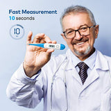 Thermometer for Adults, 10s Digital Oral Thermometer for Fever (Light Blue)