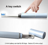 Sonicety Electric Toothbrush HI-503 (Value Pack Includes 3 Brushheads) (Blue)
