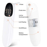 Touchless Forehead Thermometer for Adults,Infrared Digital LCD Display