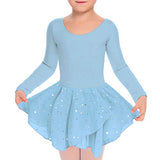 Ballet Clothes for Toddler Girls Adorable Dance Leotards With Tutu 3T 4T Long Sleeve