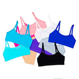 Alyce Intimates Seamless No Show Girls Sports Bra, Pack of 10