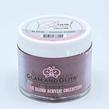 Glam And Glits Acrylic Powder Color Blend Collection BL3040 Purple Pumps 2 oz