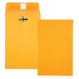 Quality Park 4 x 6-3/8 Clasp Envelopes, Clasp and Gummed Closures