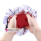 ELIHAIR Kids Satin Bonnet Sleeping Cap for Natural Hair Teens Toddler Child