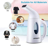 URPOWER Garment Steamer 130ml Portable 7 in 1 Handheld Fabric Steamer Fast Heat-up