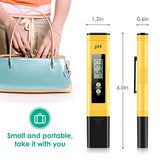 Digital PH Meter, PH Meter 0.01 PH High Accuracy Water Quality Tester with 0-14