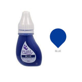 BIOTOUCH Micropigment PURE BLUE Pigment Color Permanent Makeup Microblading Supplies Eyebrow Shading Micropigmentation Cosmetic Tattoo Ink Lip Eyeliner Ombre Feathering Hair Stroke 6-PACK 3ml Each