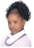 NEW DEEP (1 Jet Black) - Model Model Glance KID'S Synthetic Hair Drawstring Ponytail